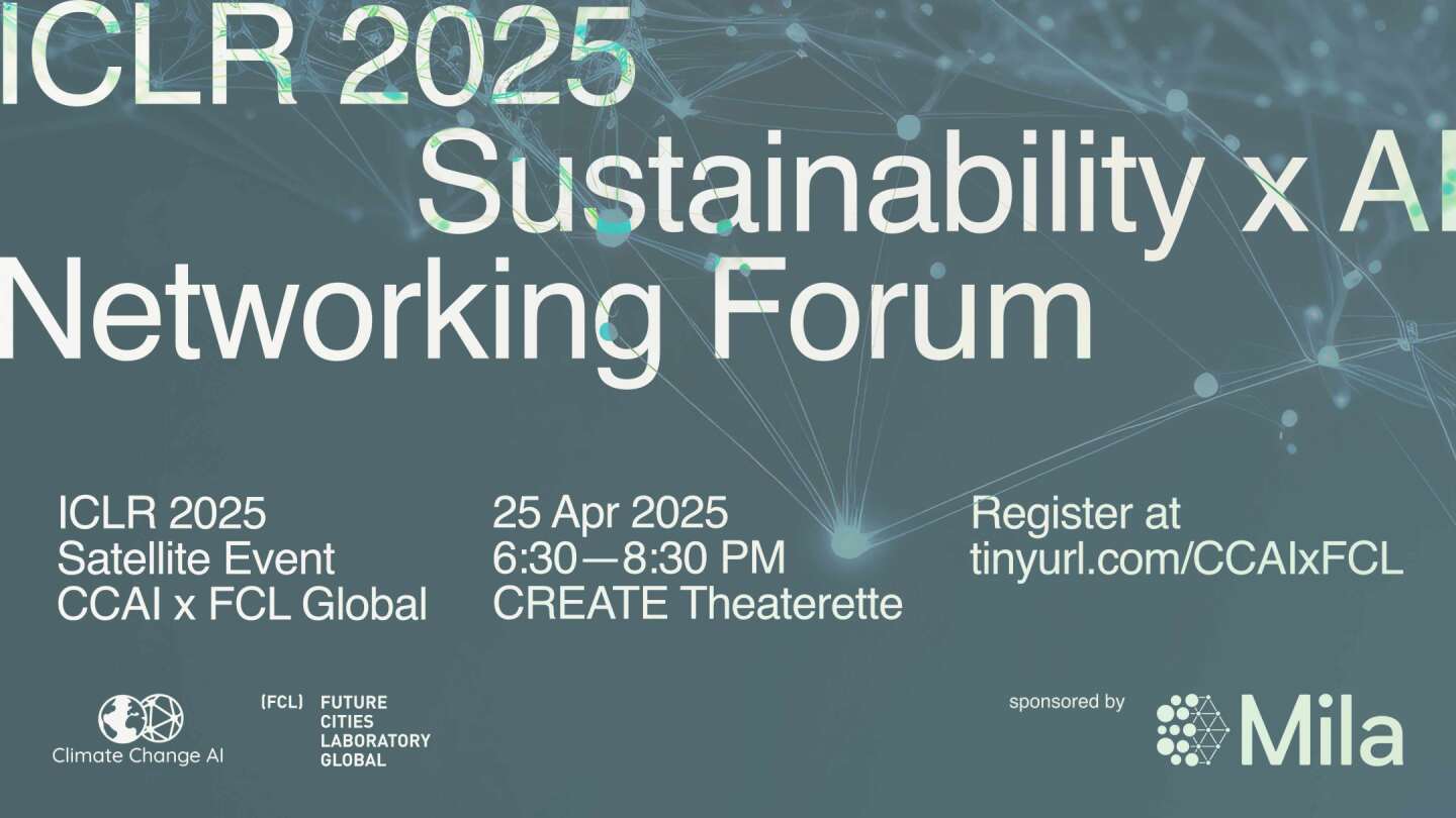 Bringing together the AI and sustainability communities in Singapore