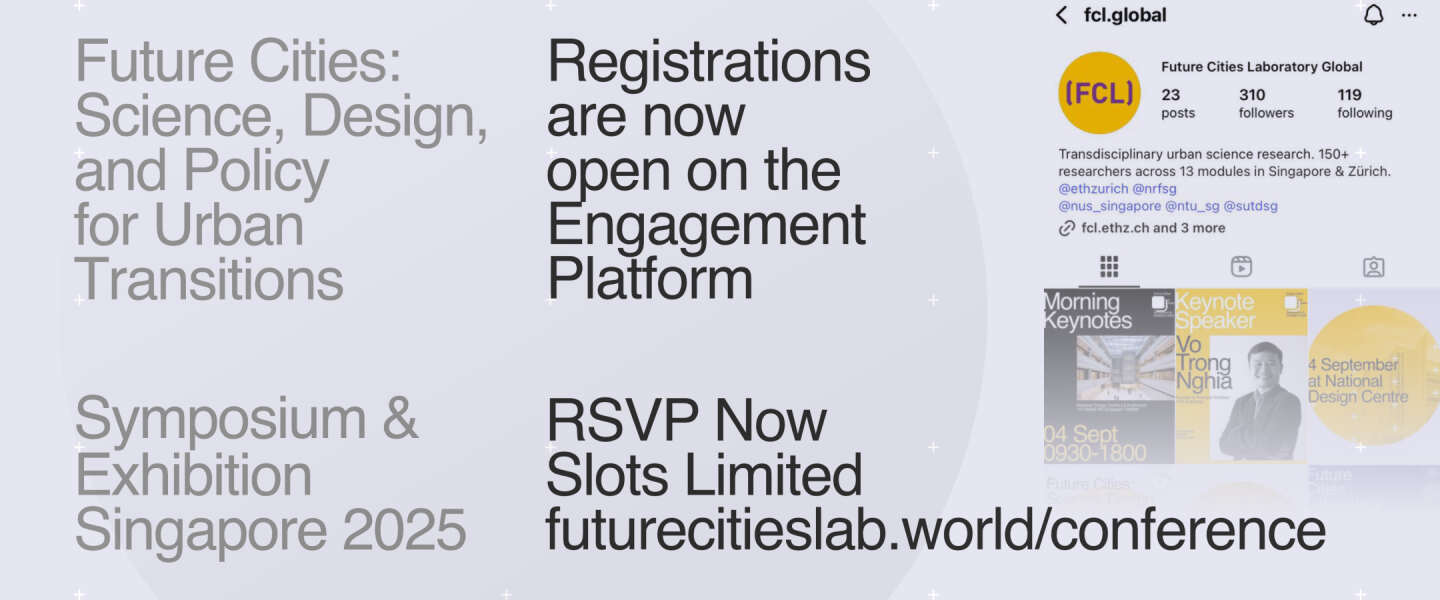 Registrations are open for the Future Cities Symposium &amp; Exhibition Singapore 2025