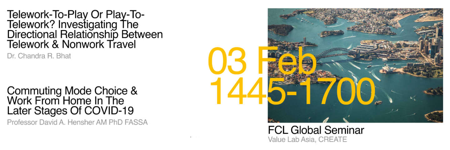 FCL Global Seminar talks on February 3 at the Singapore hub