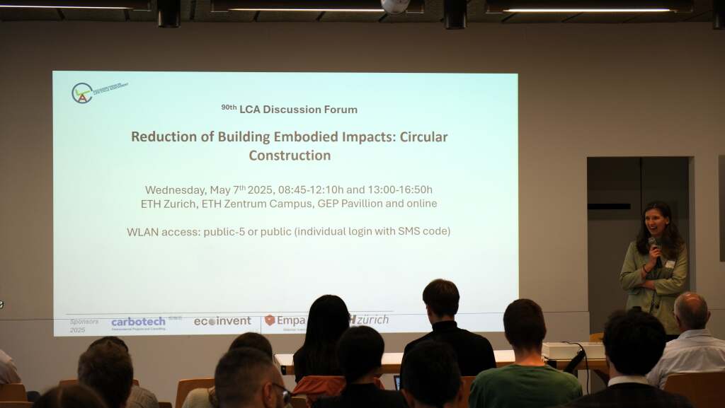 90th LCA Discussion Forum - Reduction of Building Embodied Impacts: Circular Construction